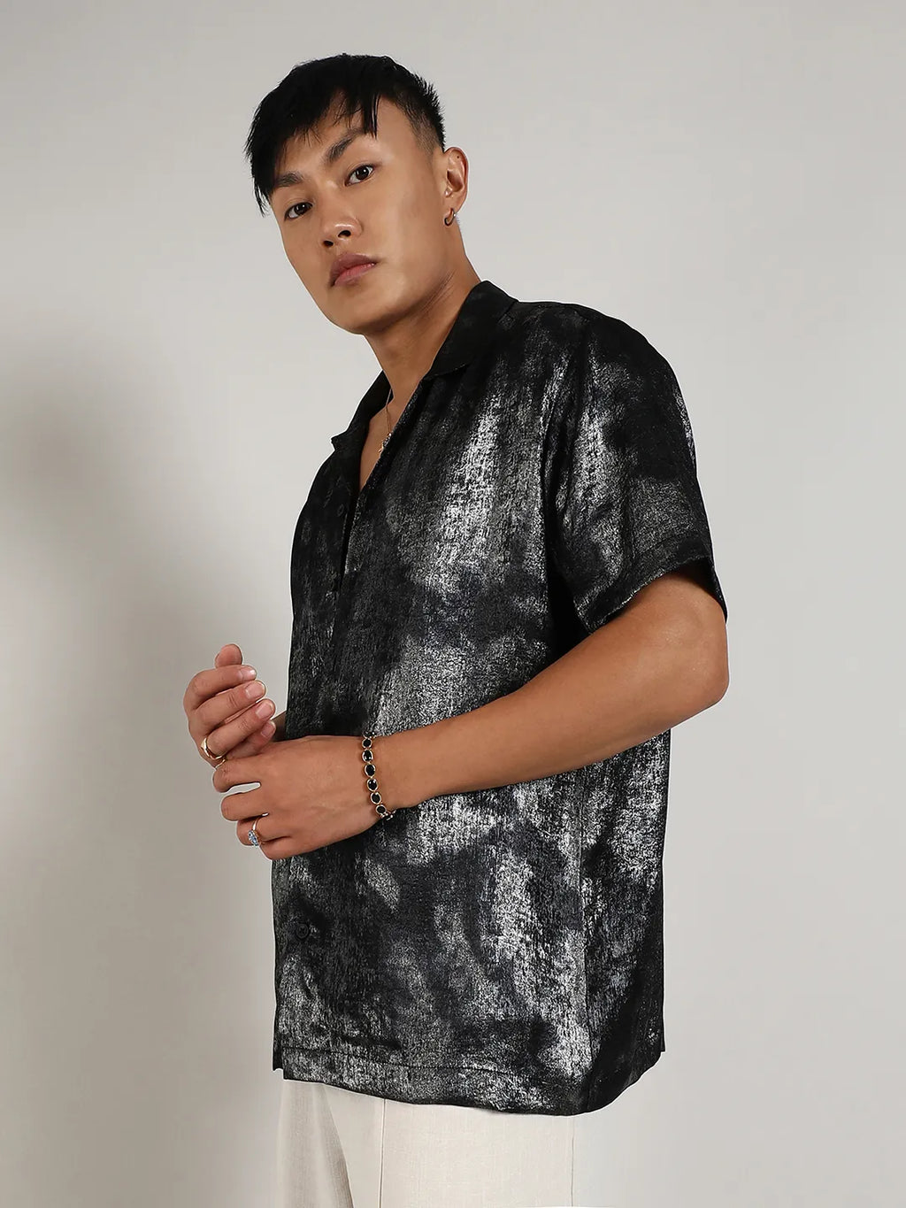 Metallic Ombre Shirt