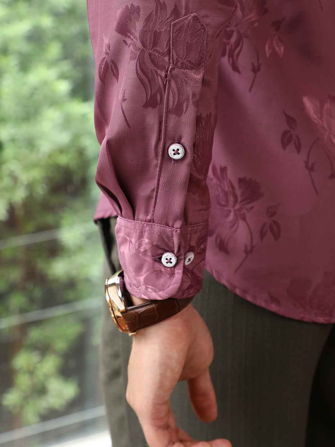 Self-Design Floral Shirt