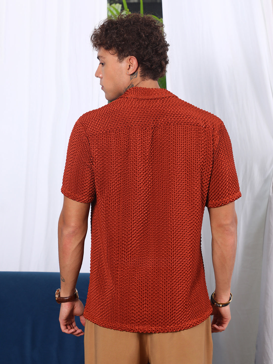 Puffy-Textured Shirt