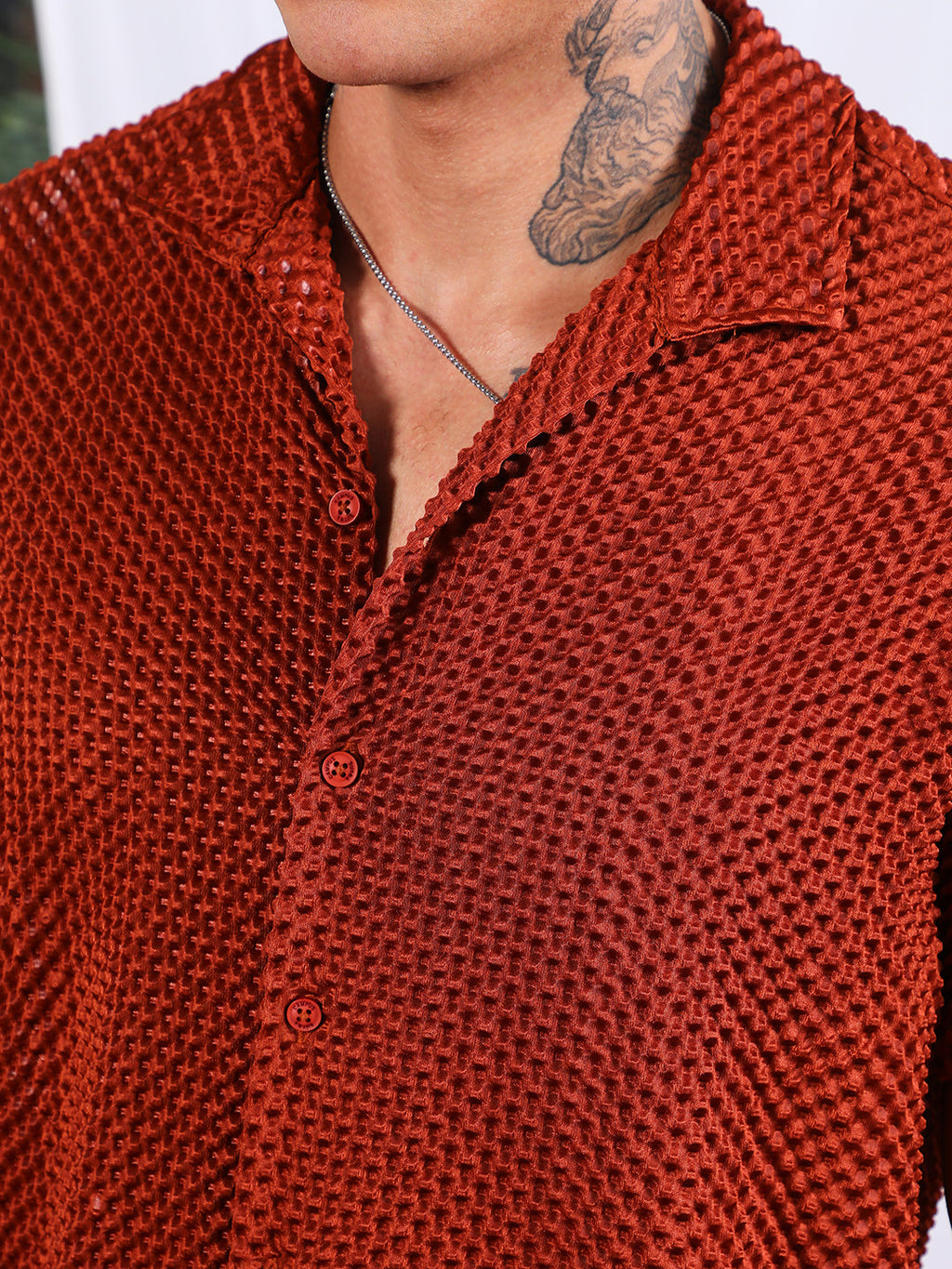 Puffy-Textured Shirt