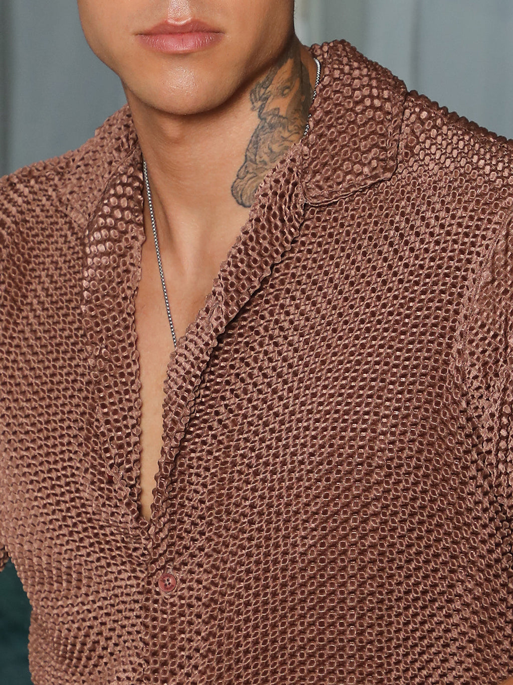 Puffy-Textured Shirt