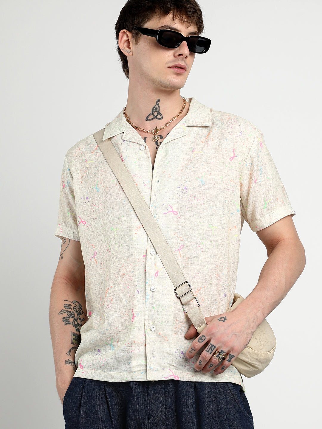 Heathered Drawn Shirt