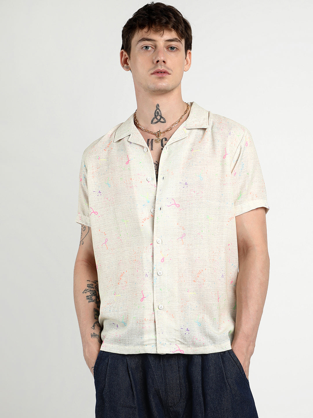 Heathered Drawn Shirt