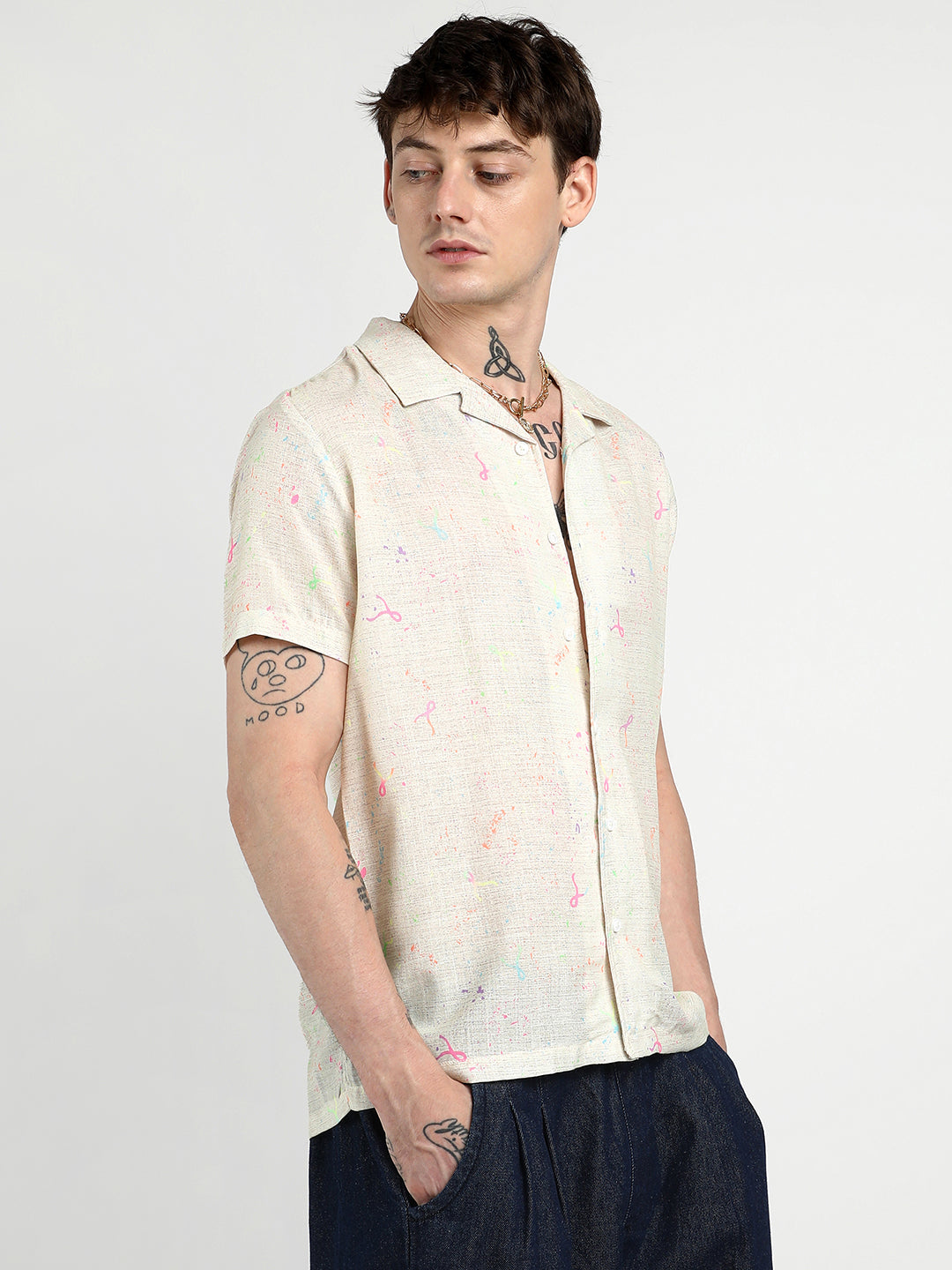 Heathered Drawn Shirt