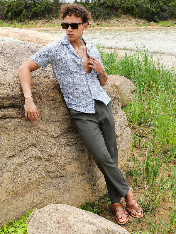Contrast Hazy Shirt