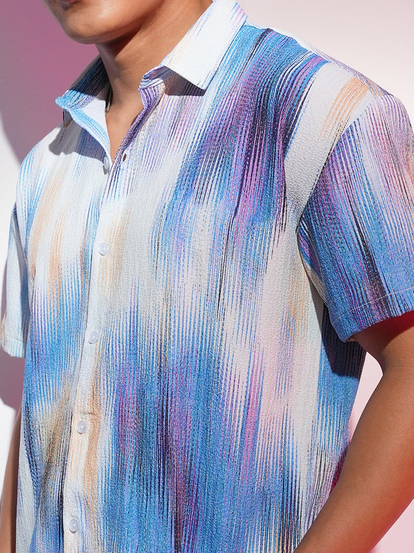 Strokes-Textured Shirt
