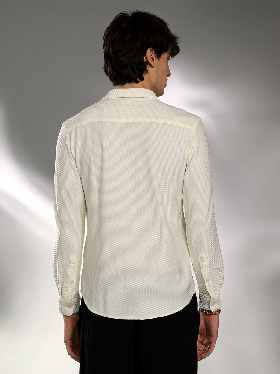 Hive-Textured Shirt