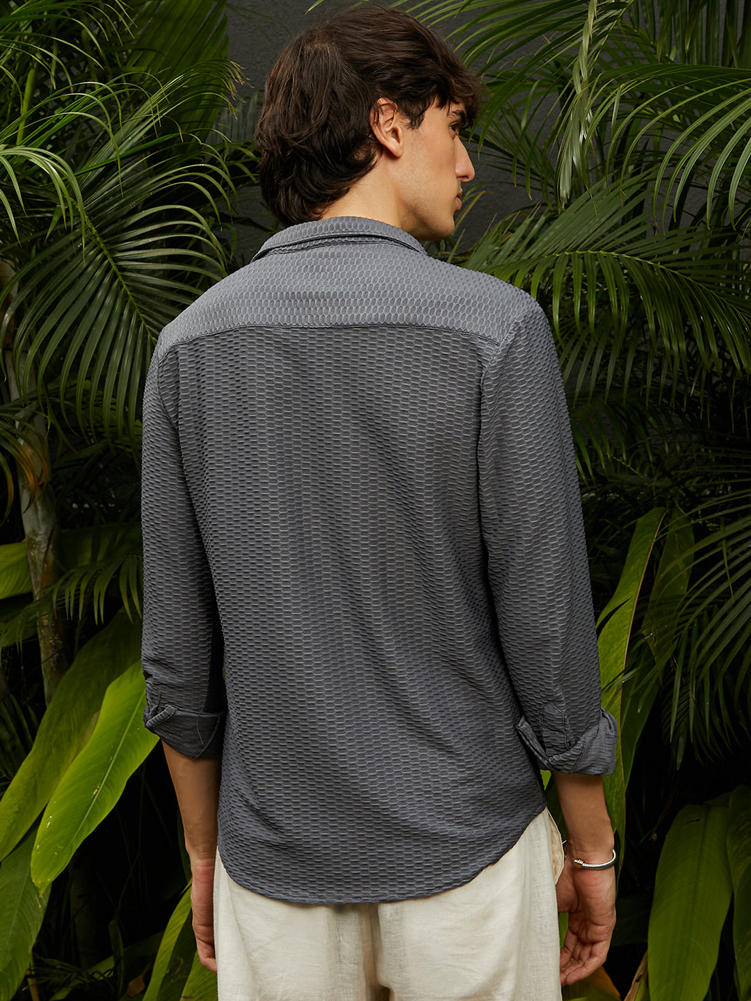 Hive-Textured Shirt