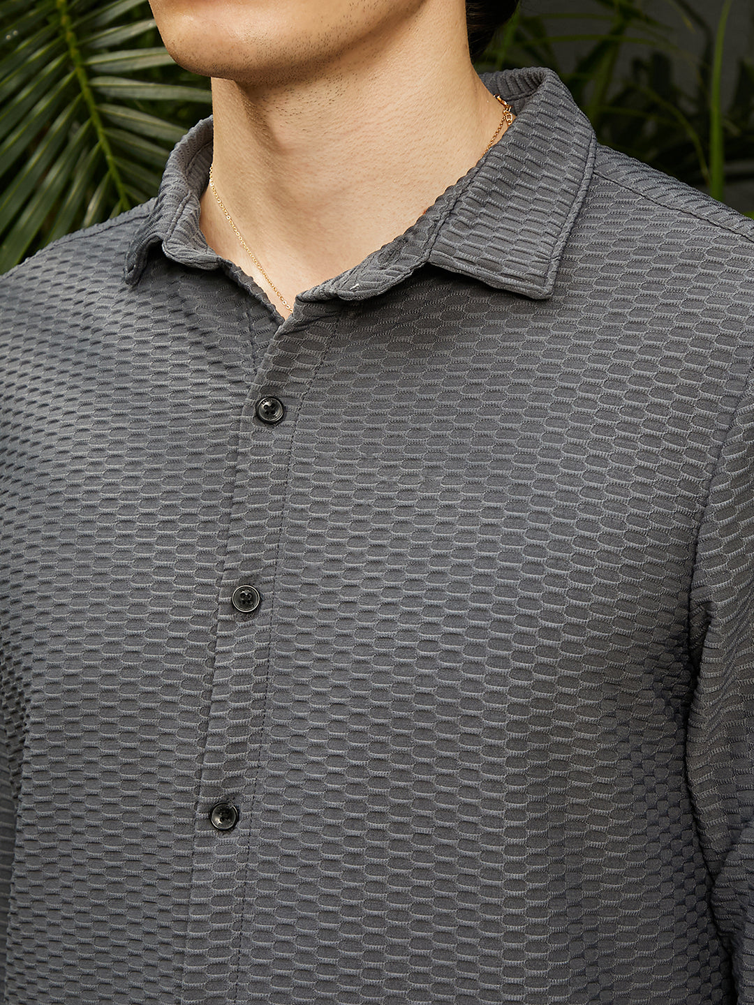 Hive-Textured Shirt