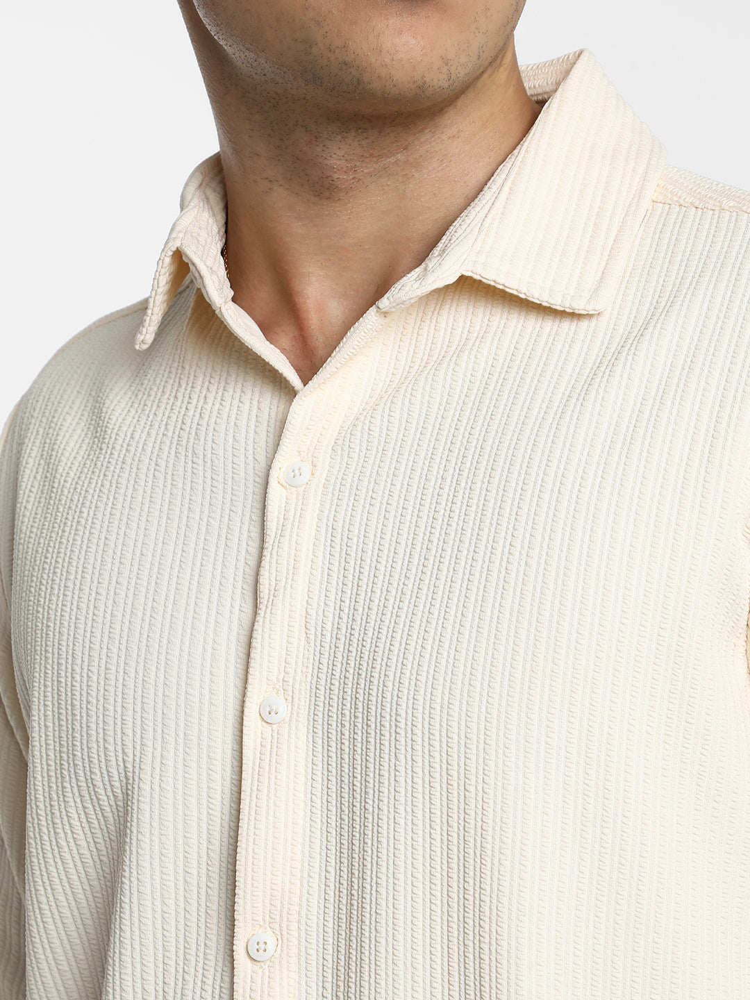 Stripe-Creased Shirt