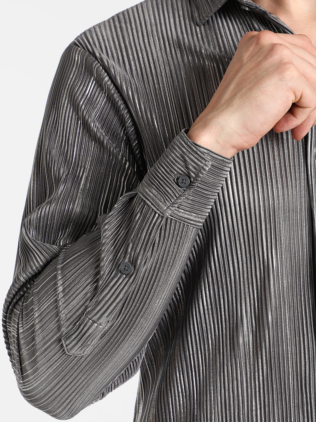 Pleat-Creased Shirt