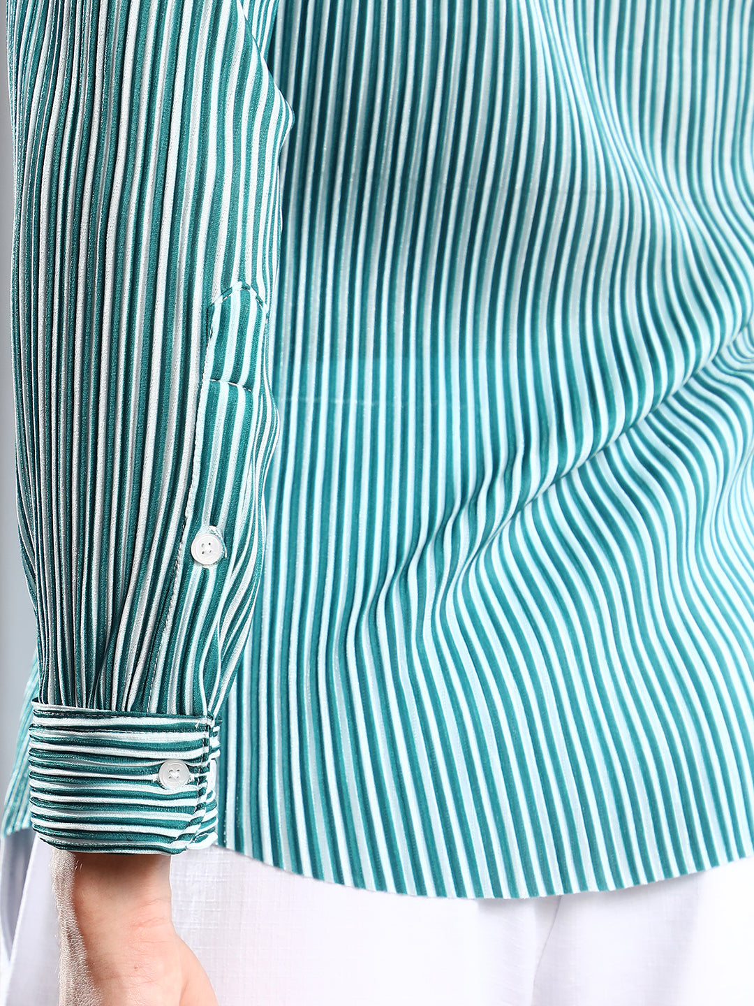 Pleat-Creased Shirt