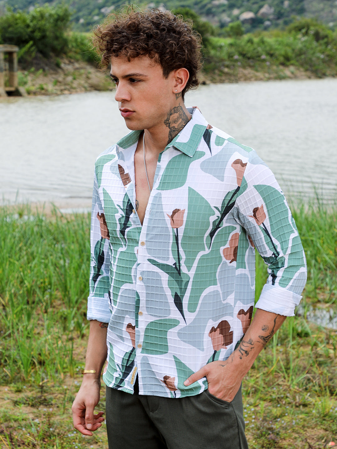 Abstract Tulip Shirt