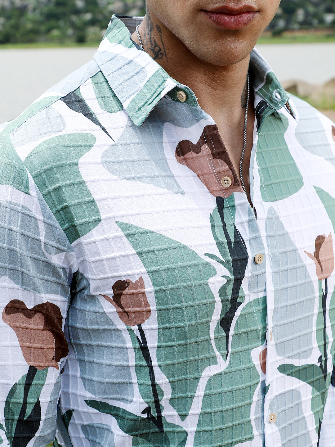 Abstract Tulip Shirt