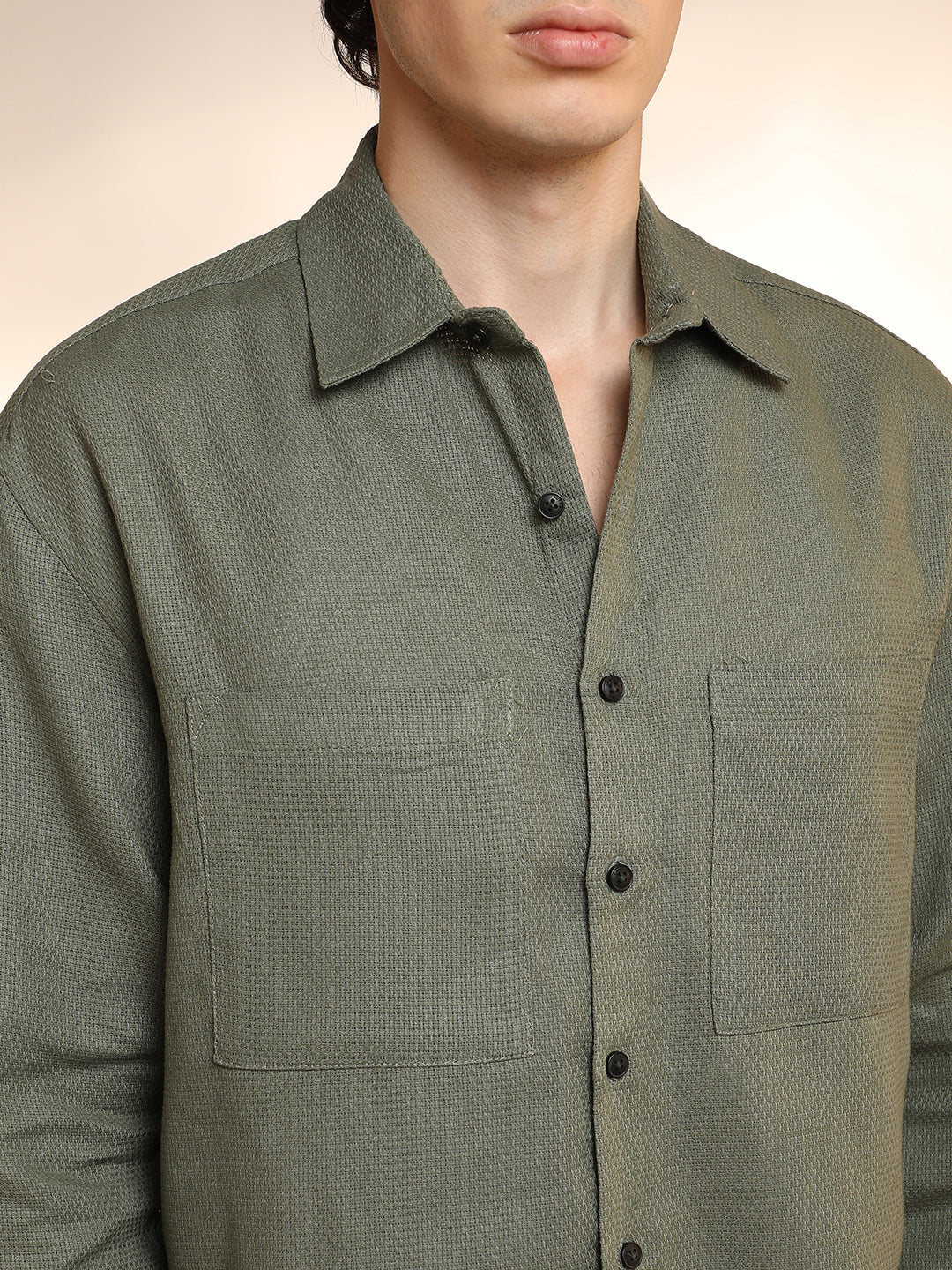 Solid Canvas Utility Shirt