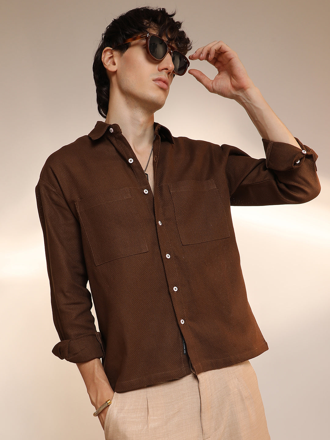 Solid Canvas Utility Shirt