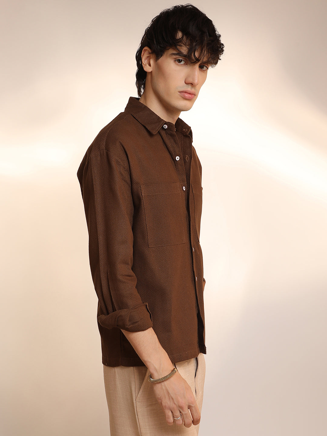 Solid Canvas Utility Shirt