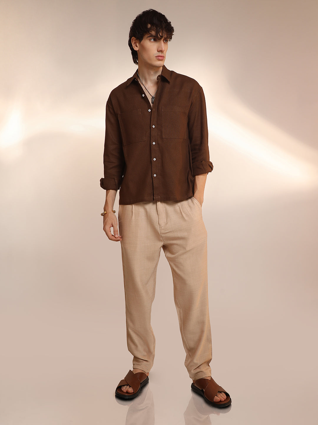 Solid Canvas Utility Shirt