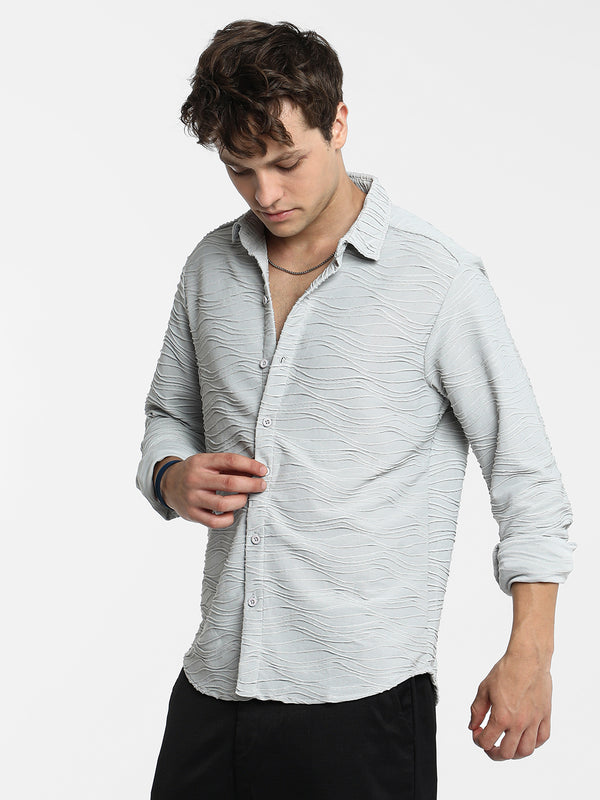 Self-Design Wave Shirt