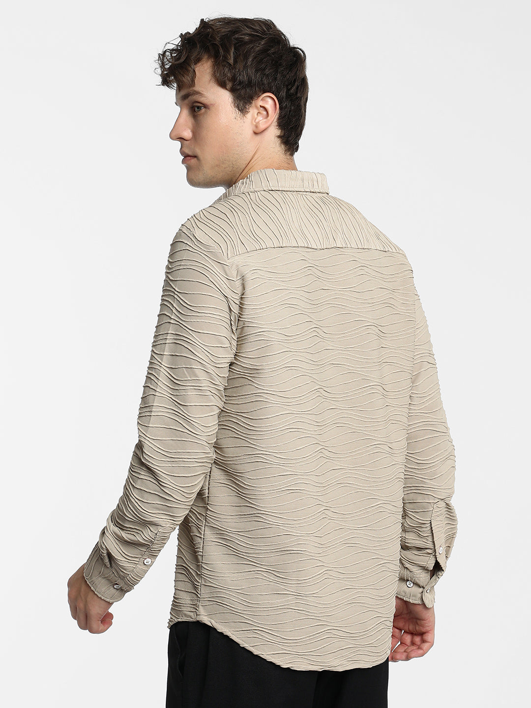 Self-Design Wave Shirt