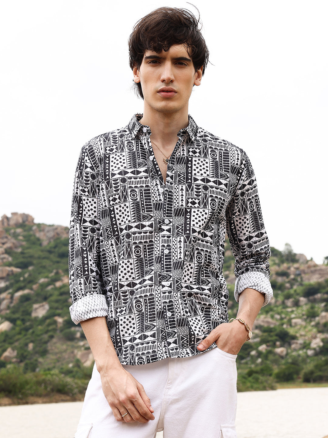 Abstract Geometric Shirt