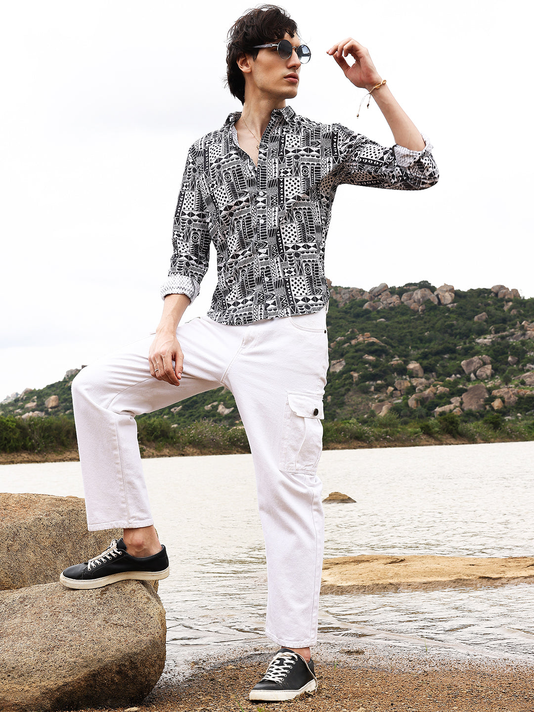 Abstract Geometric Shirt