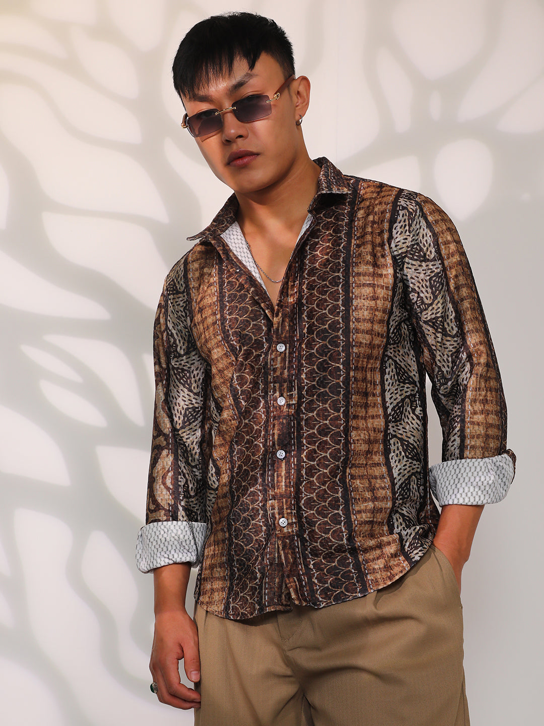 Folk Print Shirt