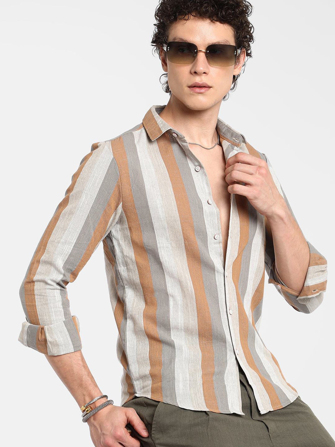 Block-Striped Shirt