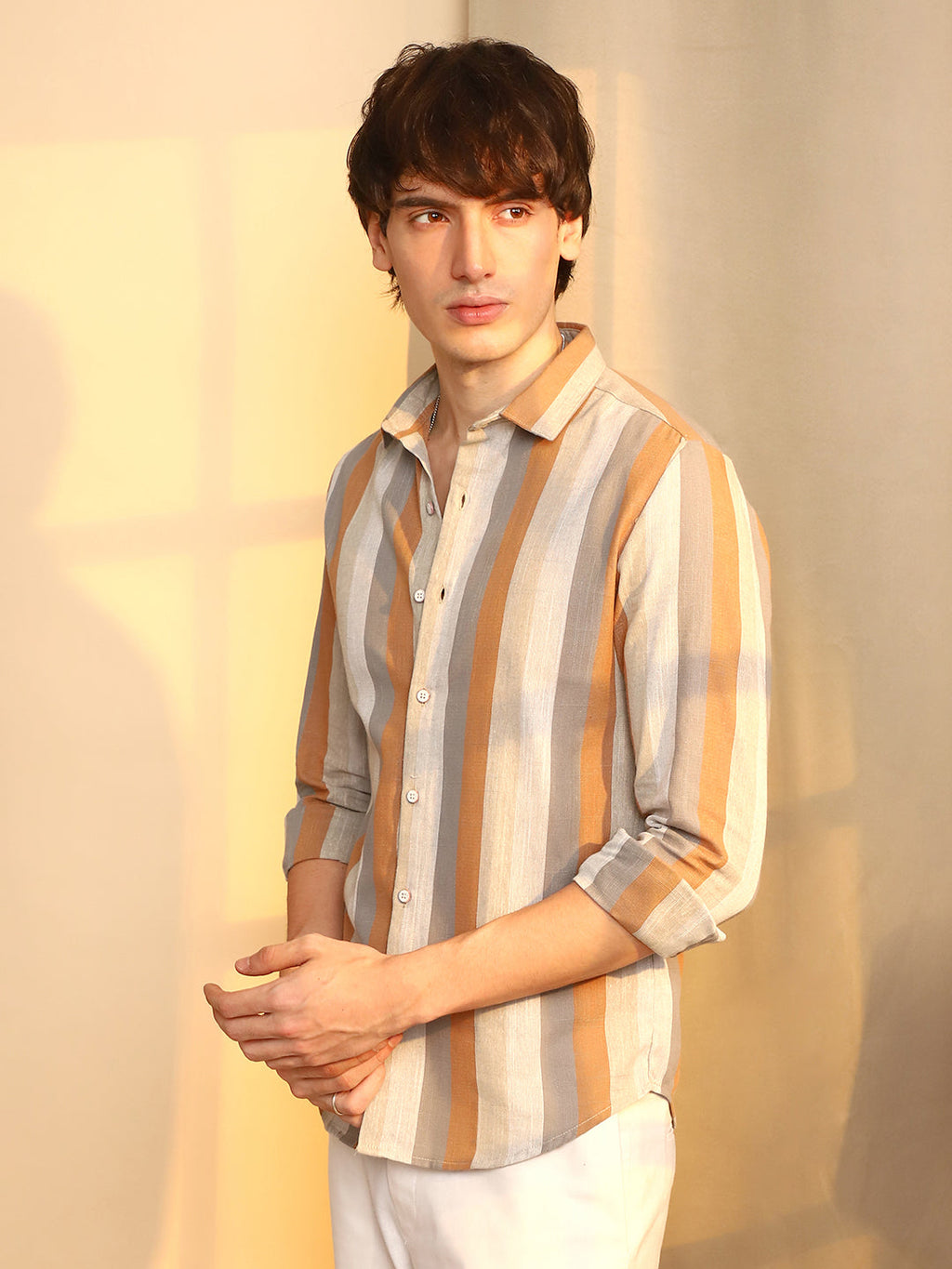 Block-Striped Shirt