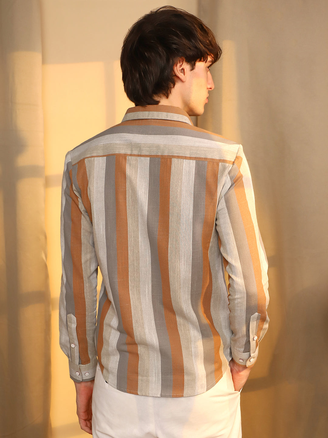 Block-Striped Shirt