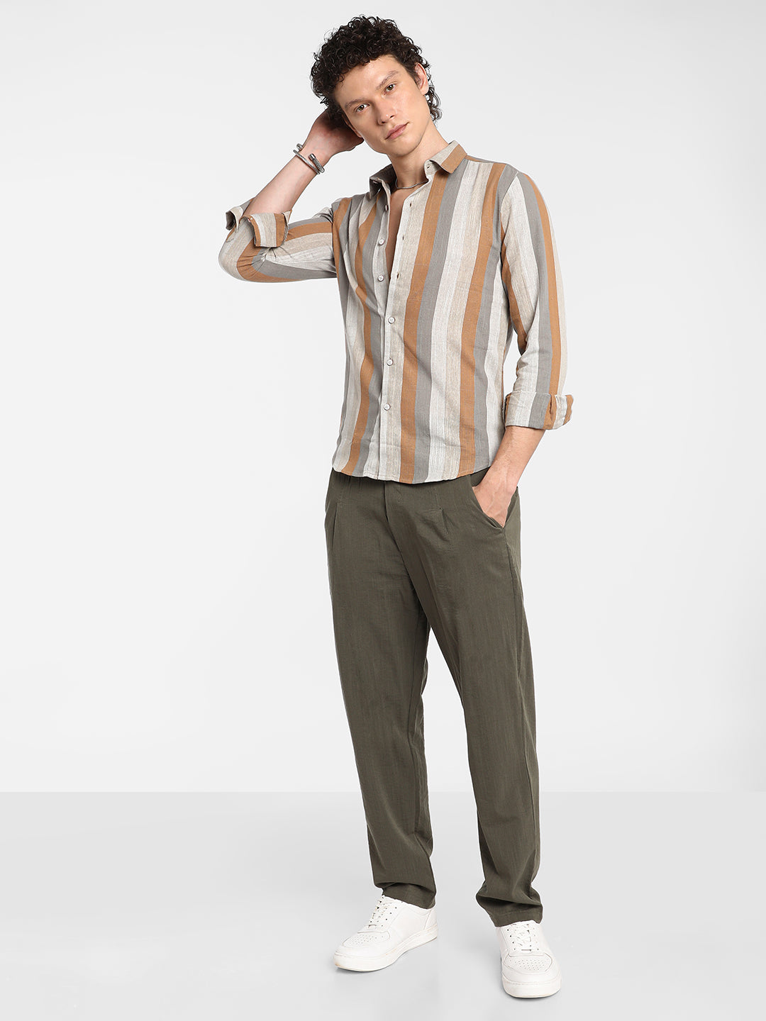 Block-Striped Shirt