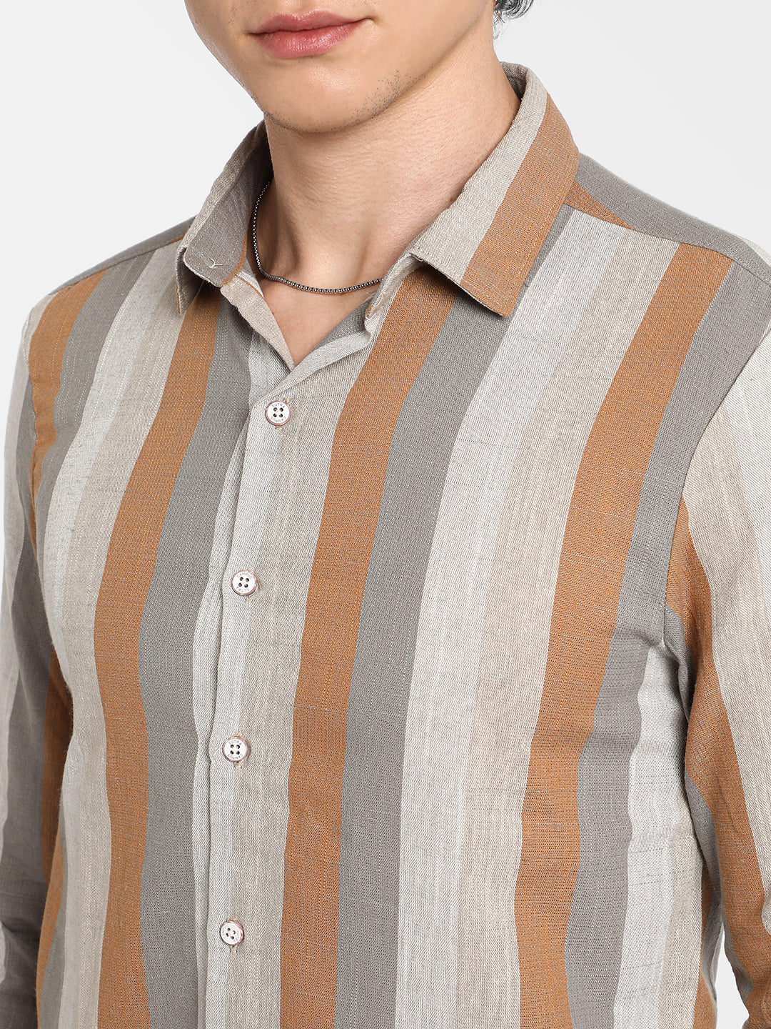 Block-Striped Shirt