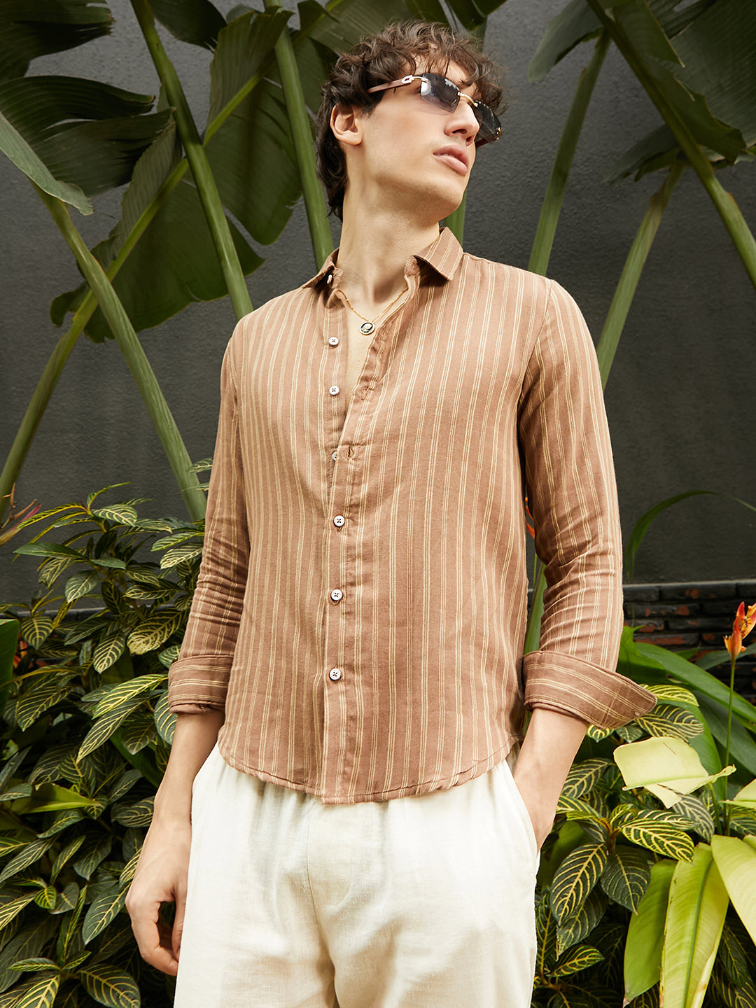 Halo Striped Shirt L - Main Image