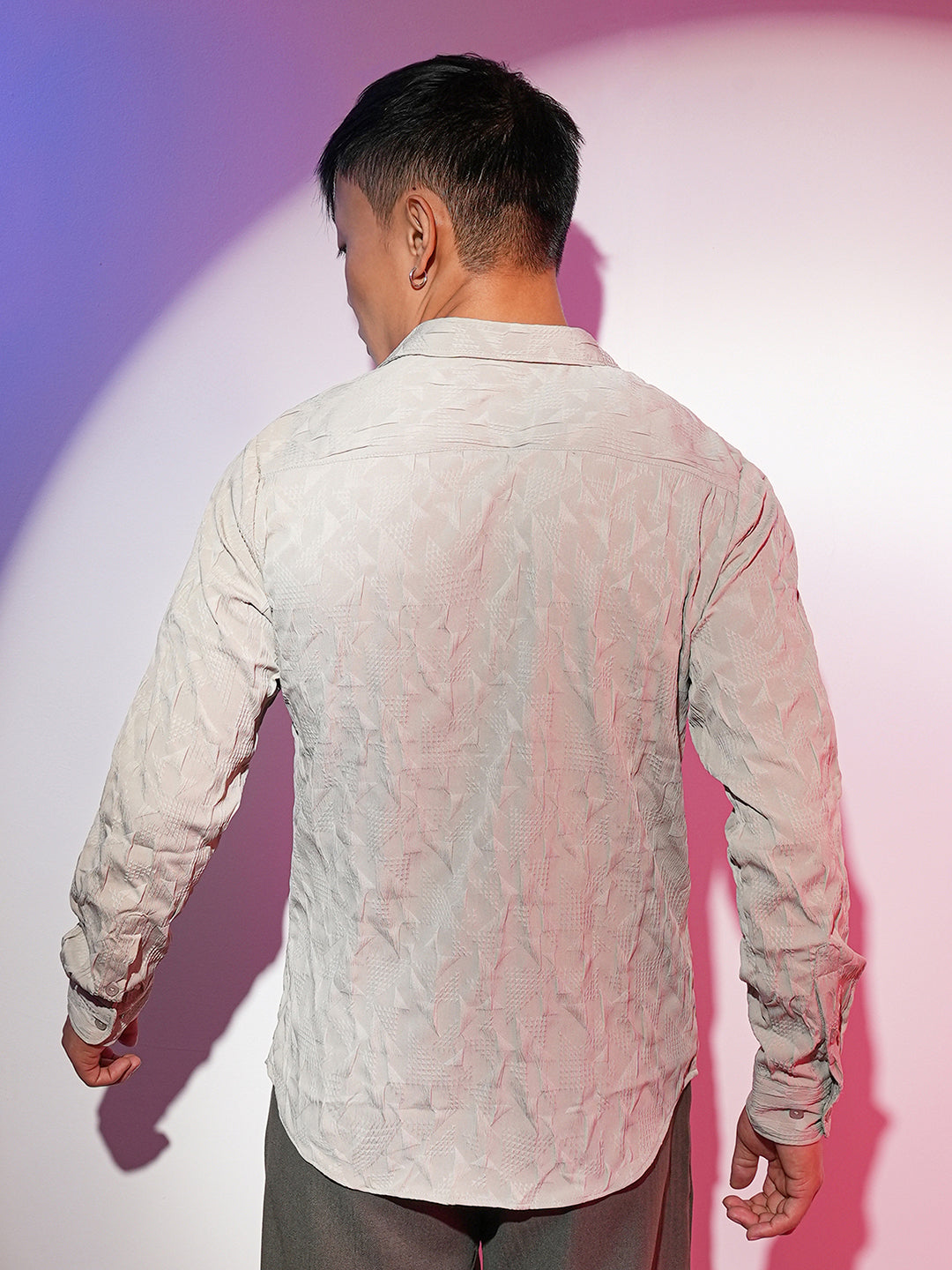 Geometric-Texture Shirt