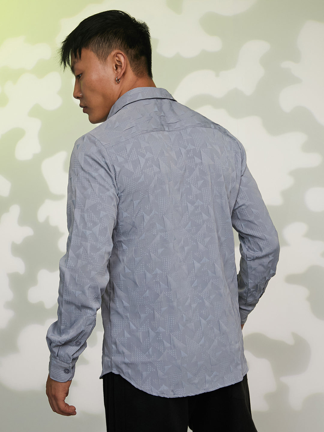 Geometric-Texture Shirt