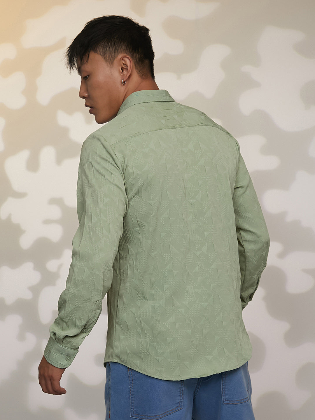 Geometric-Texture Shirt