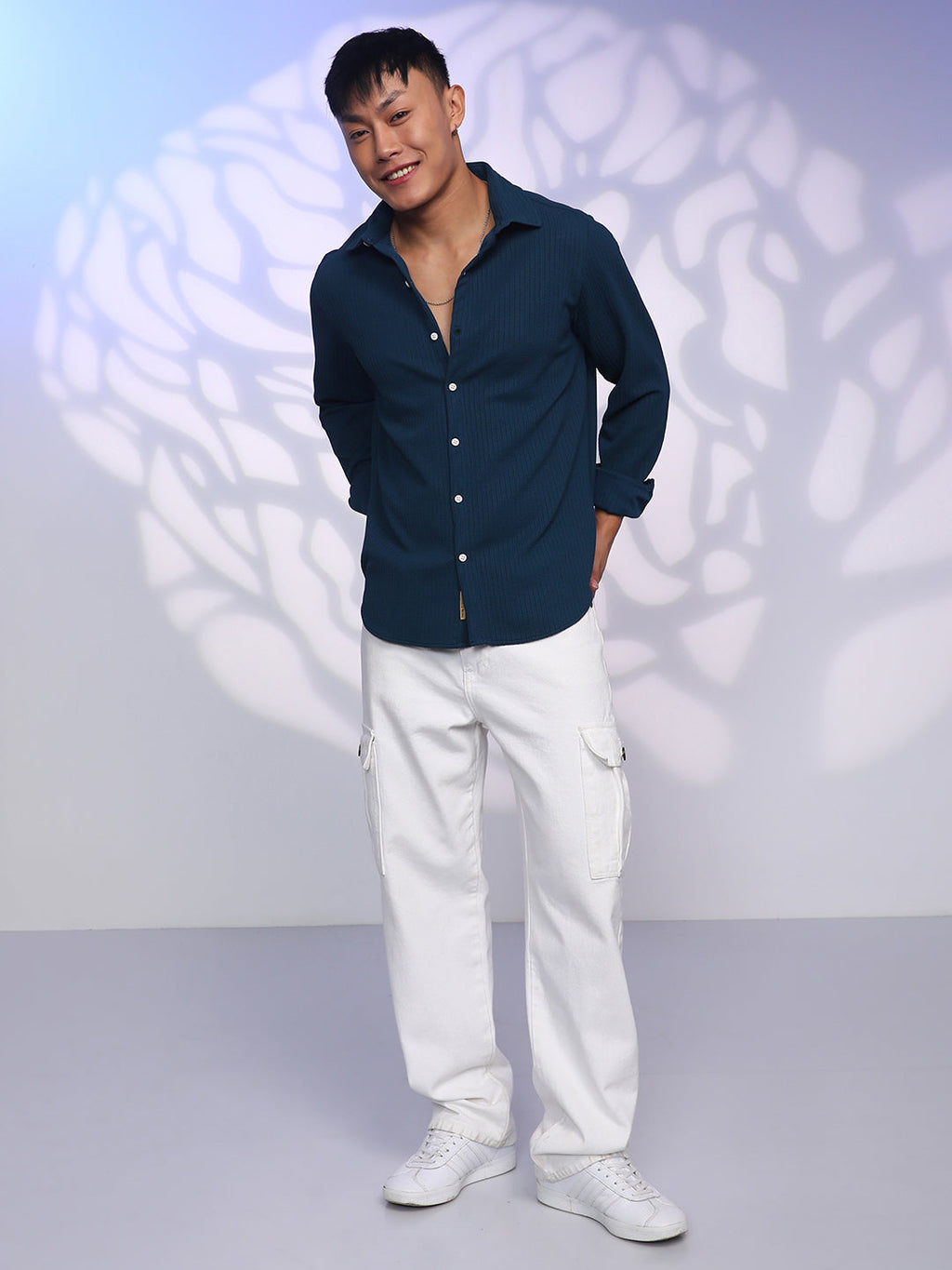 Stripe-Creased Shirt