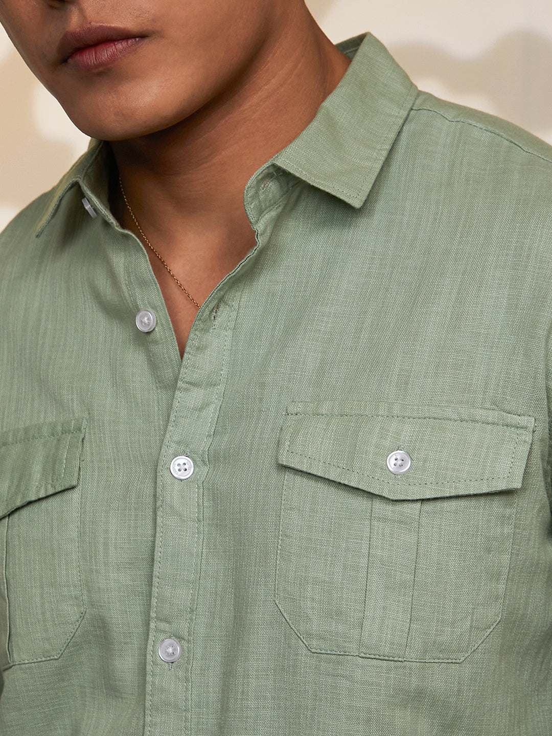 Solid Utility Shirt