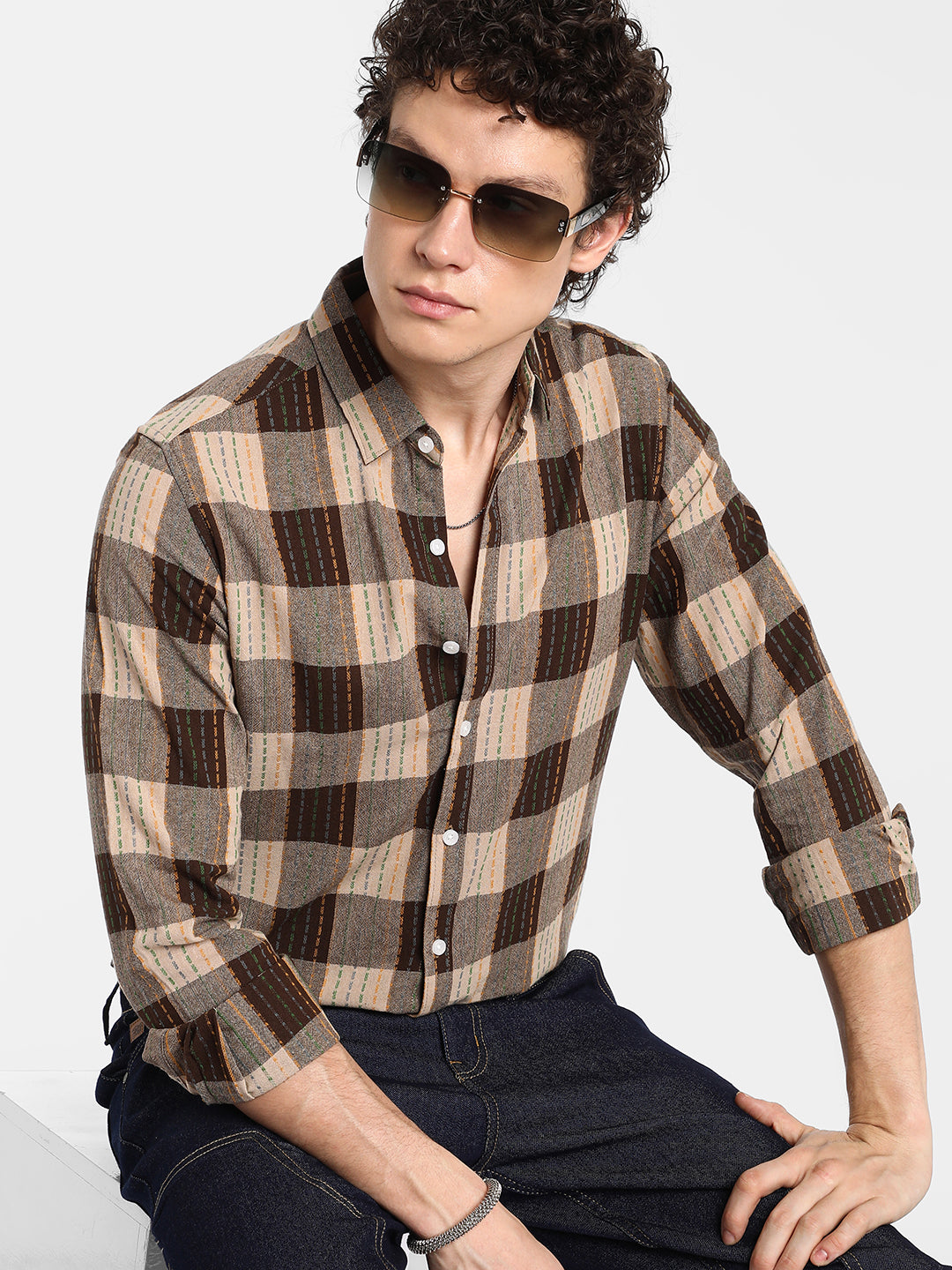 Chalk-Buffalo Check Shirt