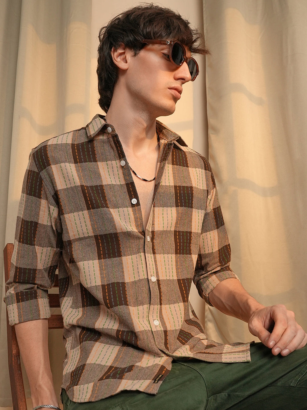 Chalk-Buffalo Check Shirt