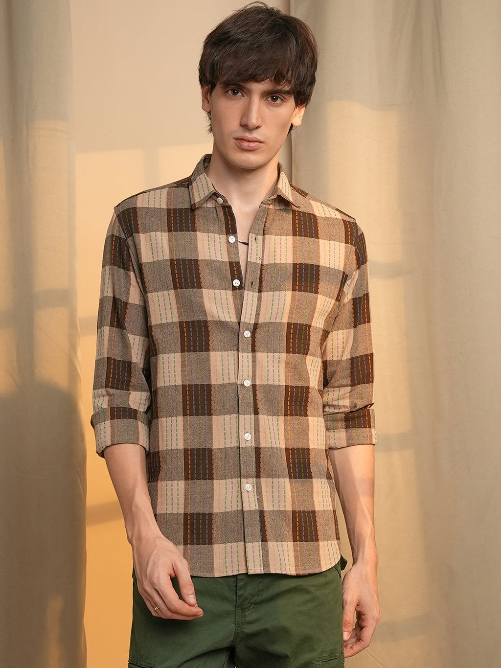 Chalk-Buffalo Check Shirt