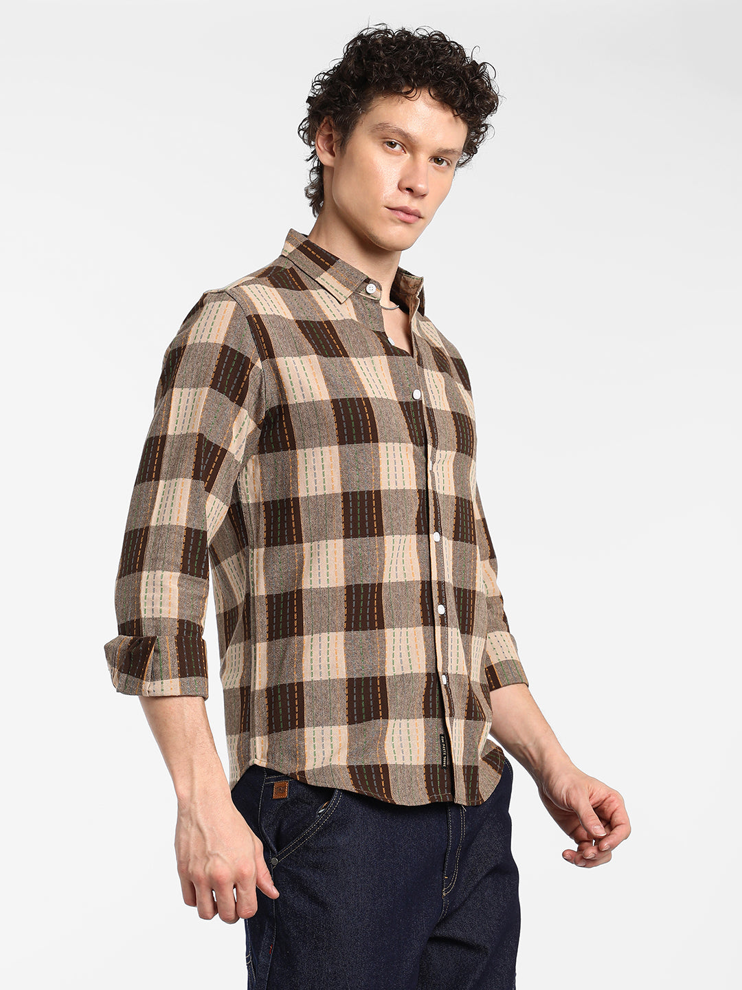 Chalk-Buffalo Check Shirt