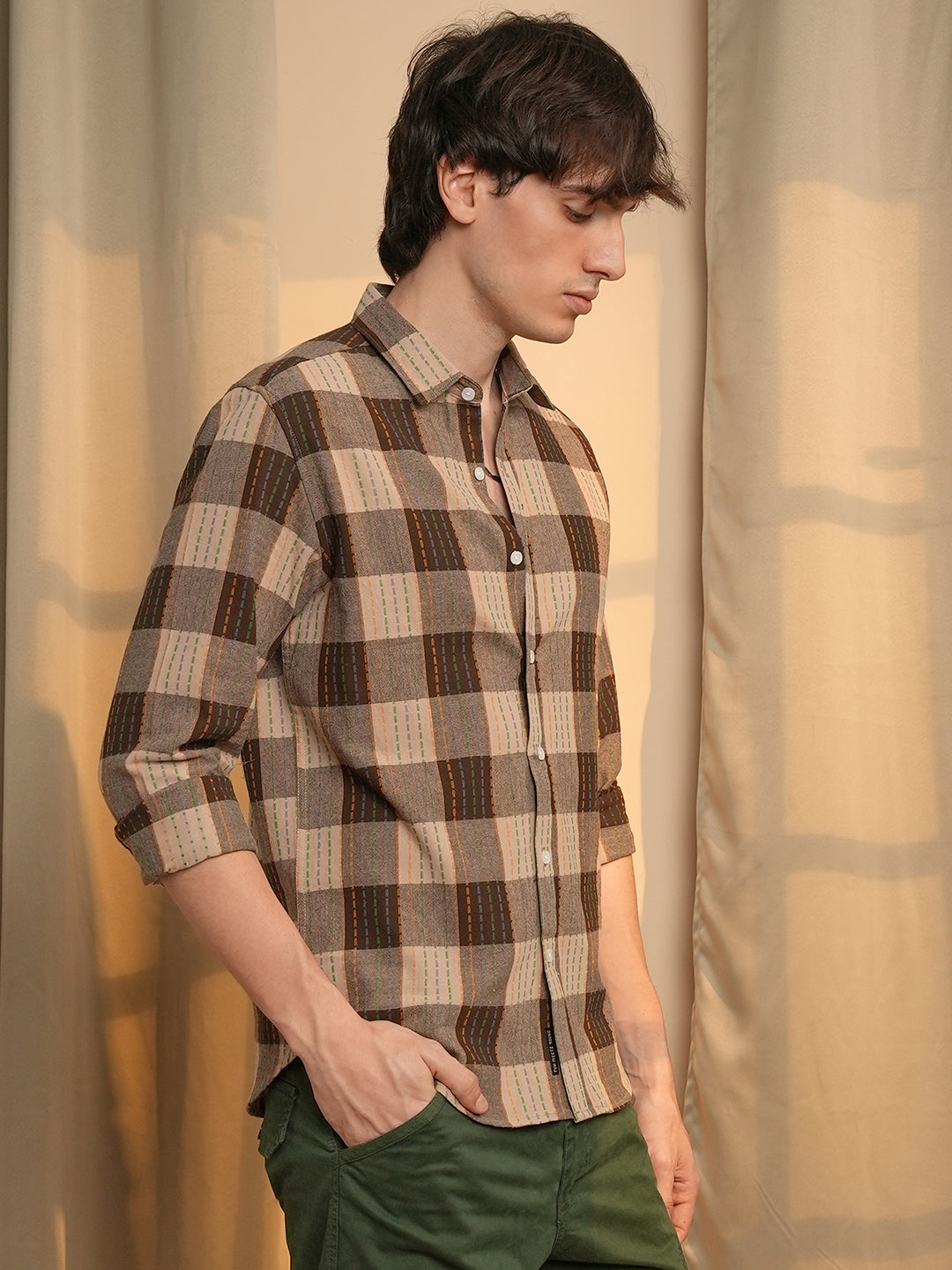 Chalk-Buffalo Check Shirt