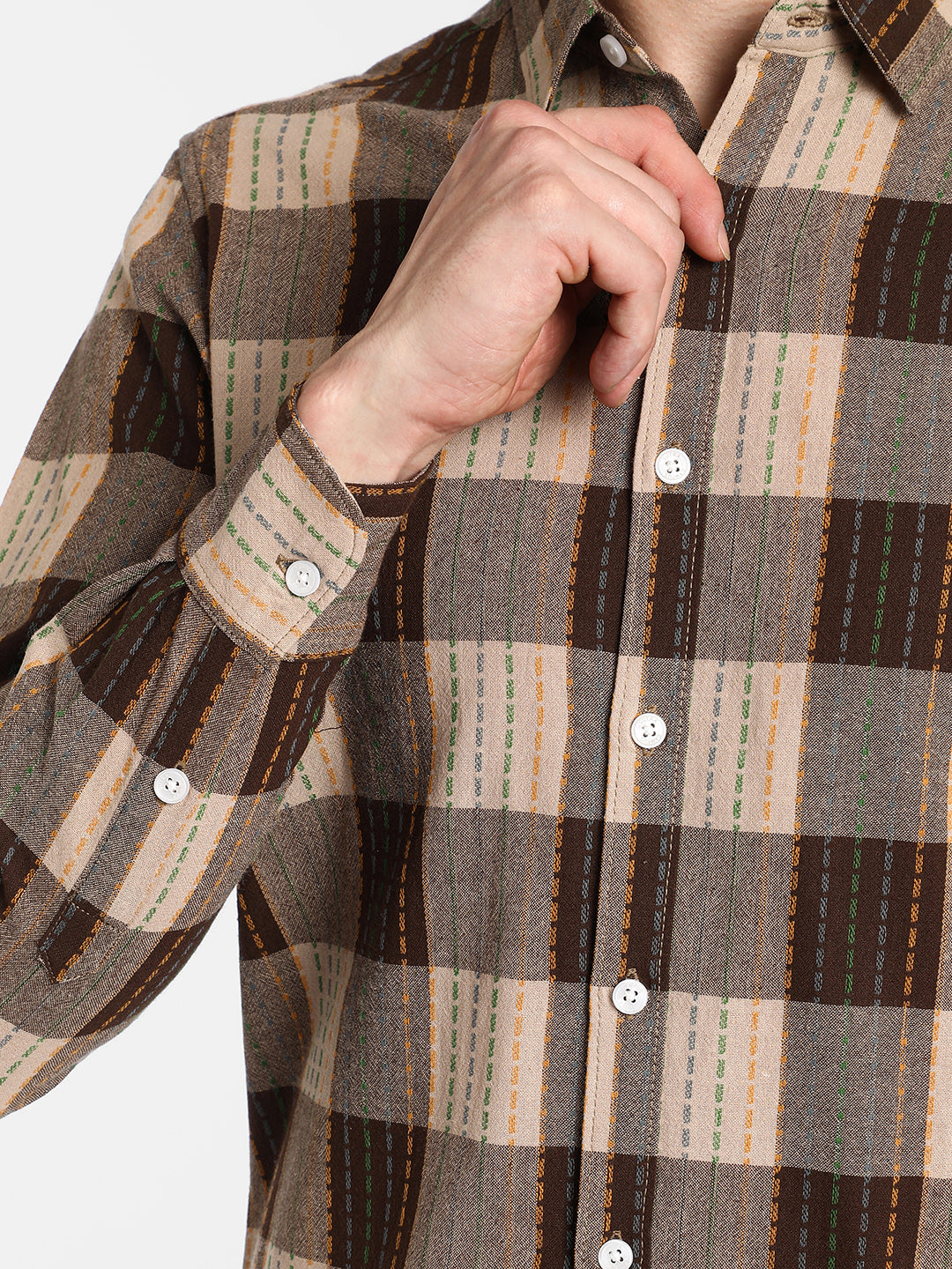 Chalk-Buffalo Check Shirt