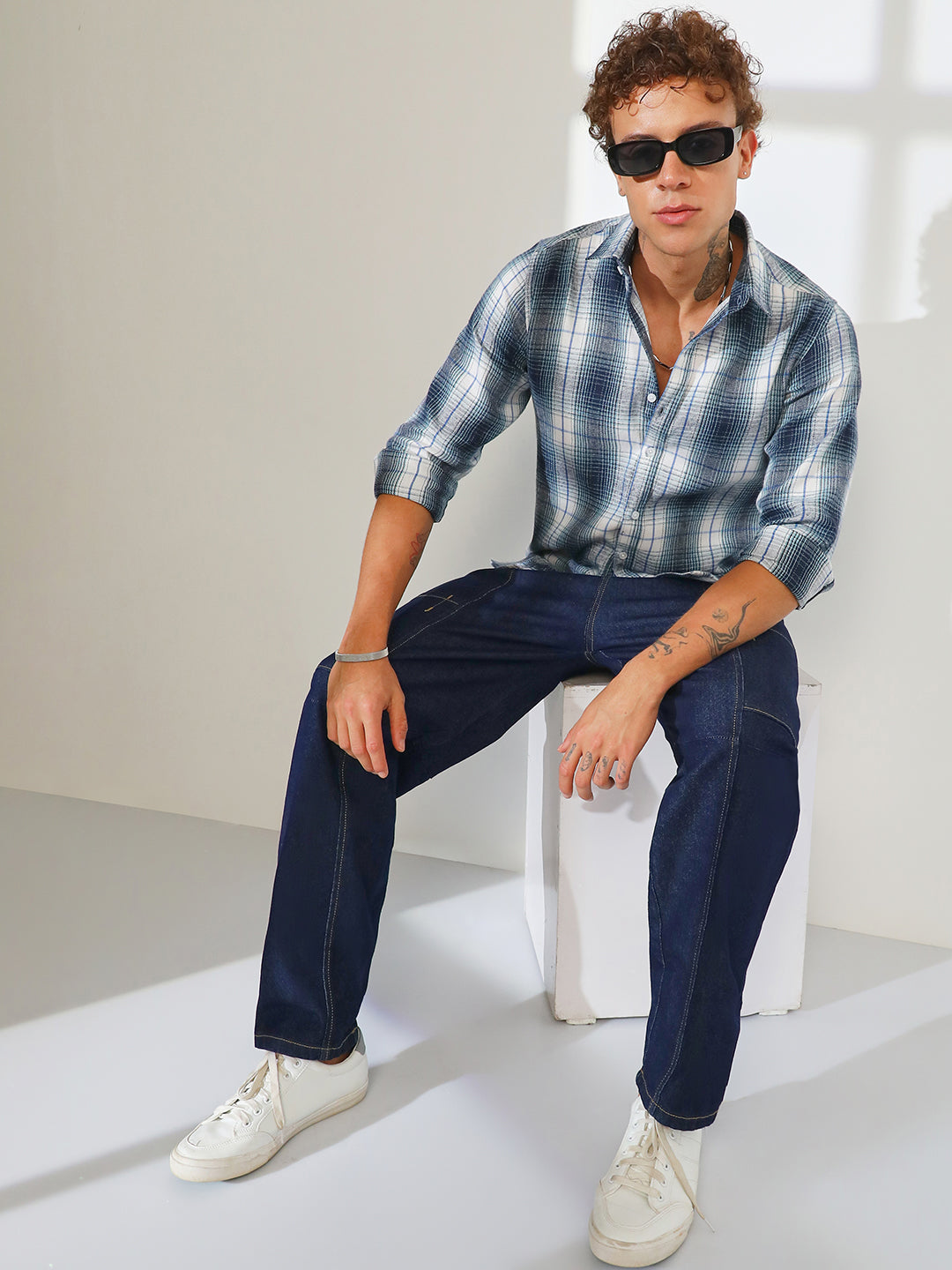 Ombre Buffalo Check Shirt