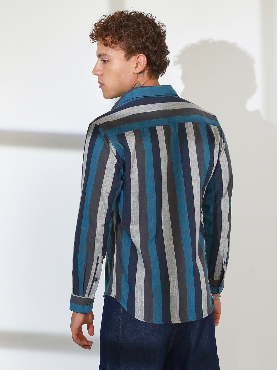 Block-Striped Shirt