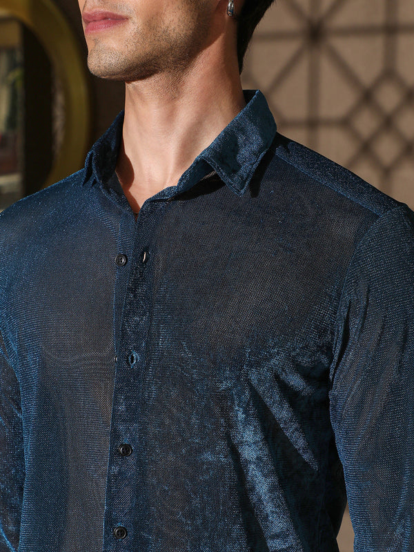 Solid Velvet Shirt