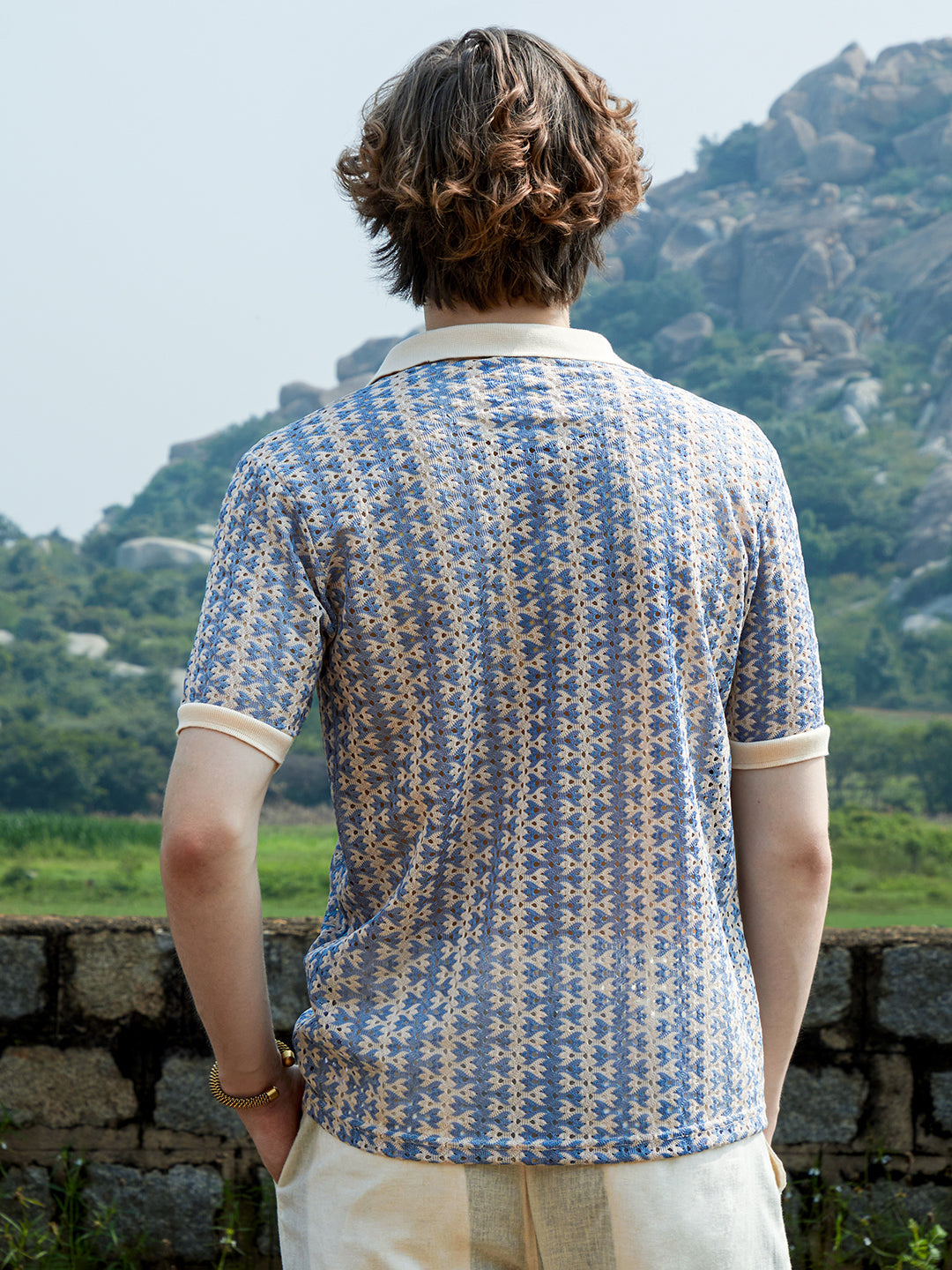 Ditsy Floral Knit Shirt