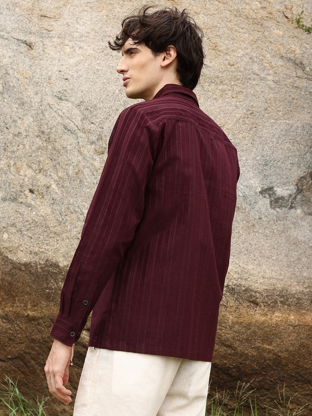 Multitrack-Striped Shirt