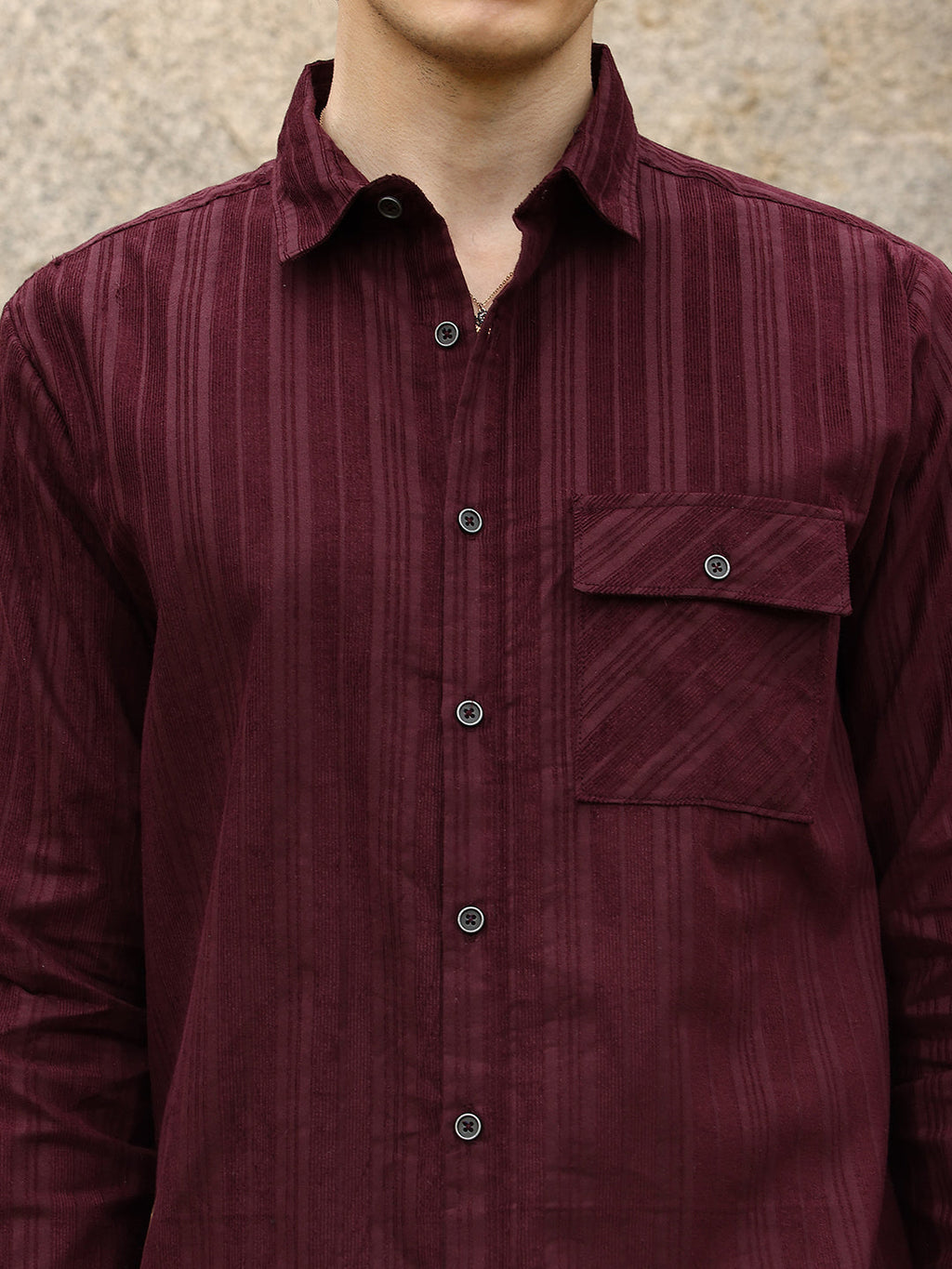 Multitrack-Striped Shirt